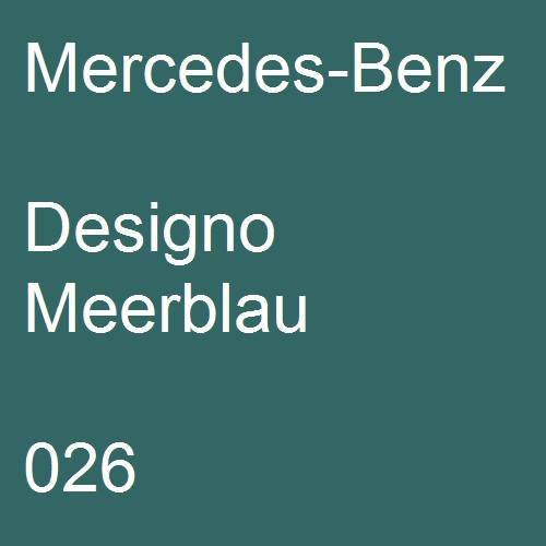 Mercedes-Benz, Designo Meerblau, 026.